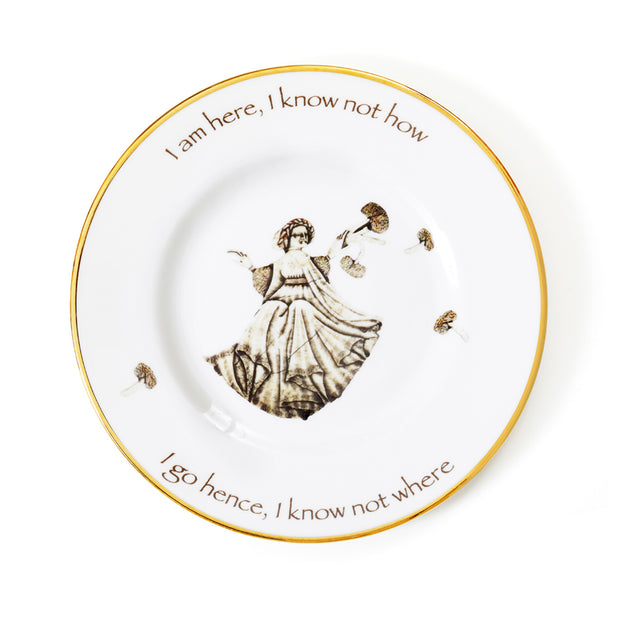 'I am here' Fine Bone China Dinner Plate by Melody Rose for the Wallace Collection