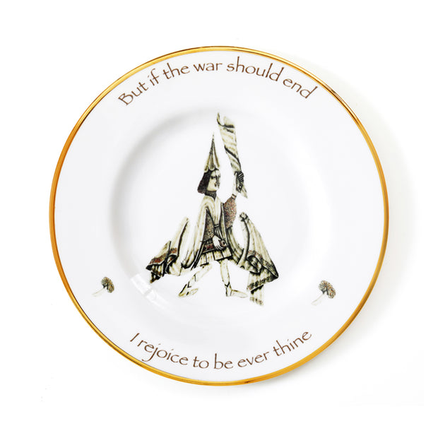 'Rejoice' Dinner Plate by Melody Rose