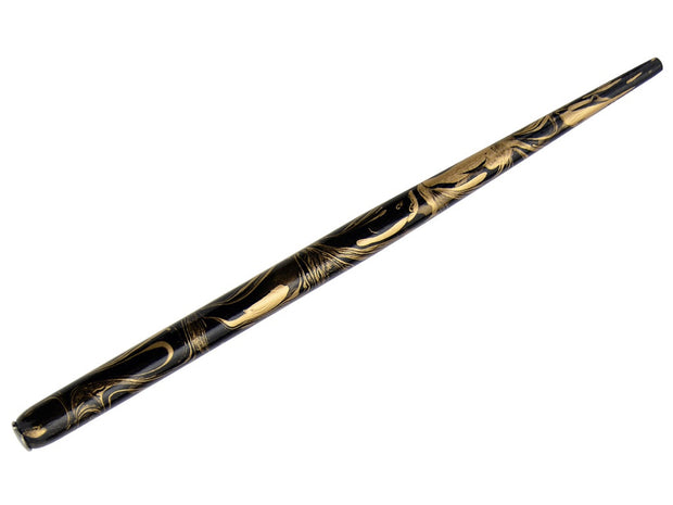 Wooden Dip Pen Holder - Gold Marble