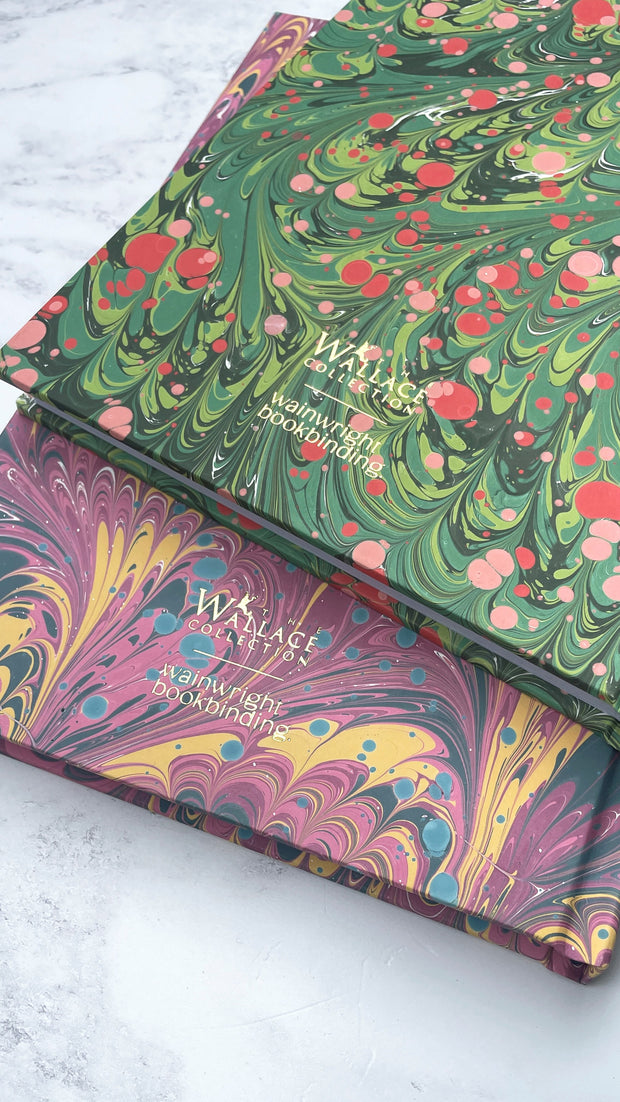 Marbled Notebook by Charlotte Wainwright - Green