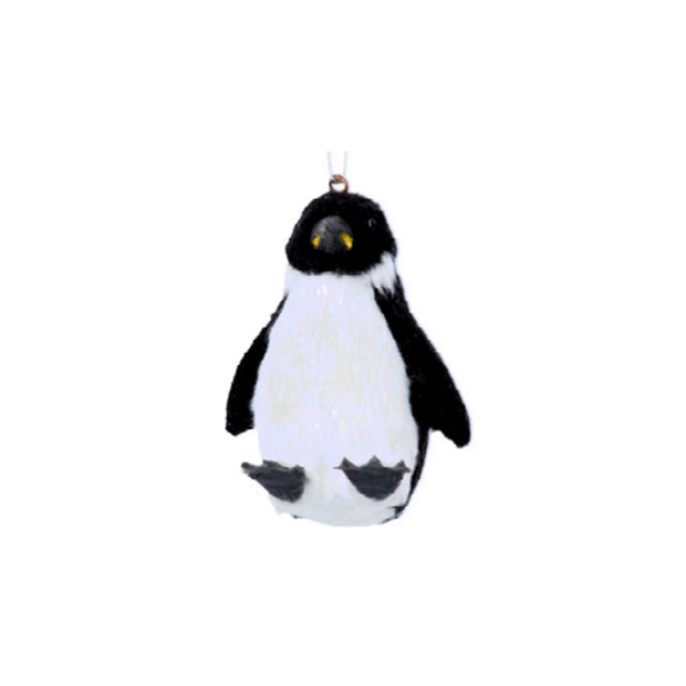 Faux Fur Penguin Decoration