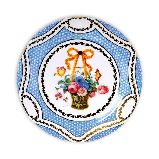 The Basket of Flower tin plate from the Wallace Collection shop with a design inspired by a piece of French Sèvres porcelain