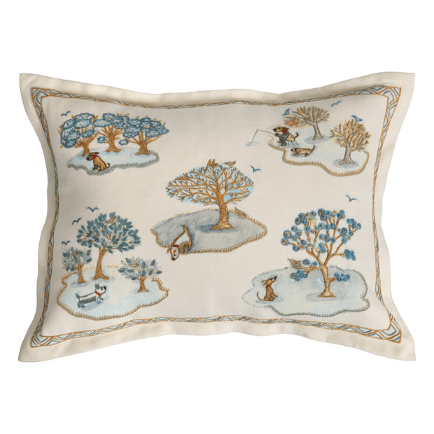 Dogs in a Park Cushion A