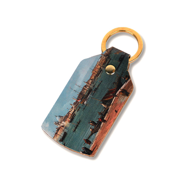 Canaletto Leather Keyring