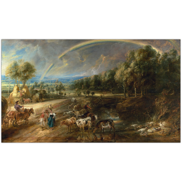 The Rainbow Landscape Greetings Card