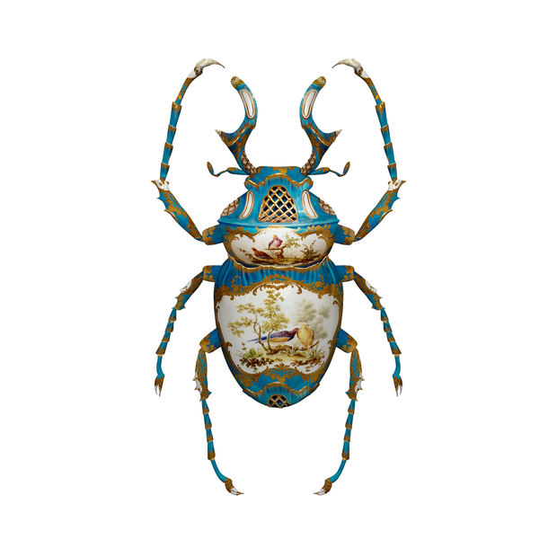 Sevres Dicranocephalus Wallichii, by Magnus Gjoen for the Wallace Collection