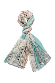 Venice Map Scarf - by One Hundred Stars