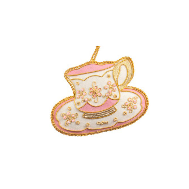 Pink Teacup Decoration