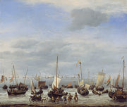 The Embarkation of Charles II at Scheveningen print