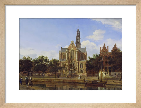 View of the Westerkerk, Amsterdam print