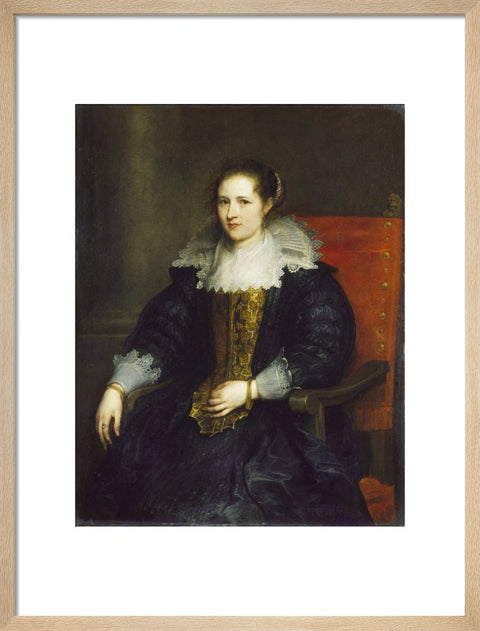 Portrait of Isabella Waerbeke print