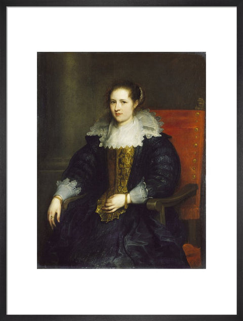 Portrait of Isabella Waerbeke print