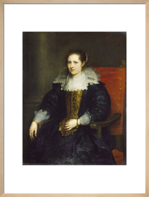 Portrait of Isabella Waerbeke print
