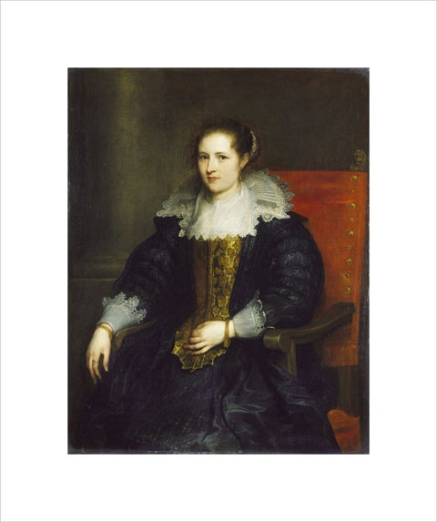 Portrait of Isabella Waerbeke print