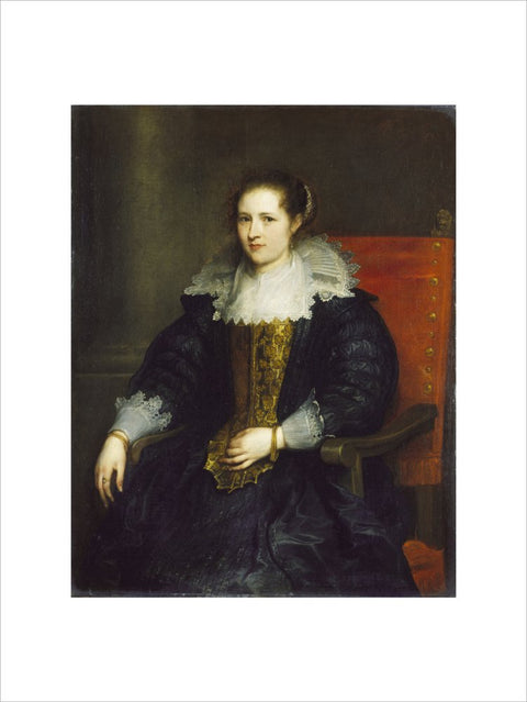 Portrait of Isabella Waerbeke print