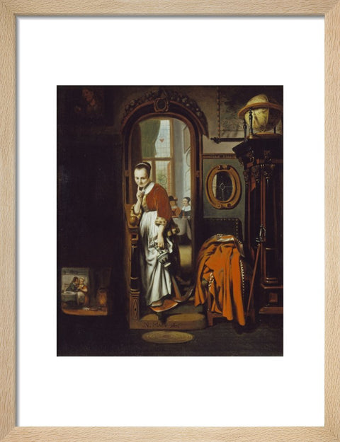 The Listening Housewife (The Eavesdropper) print