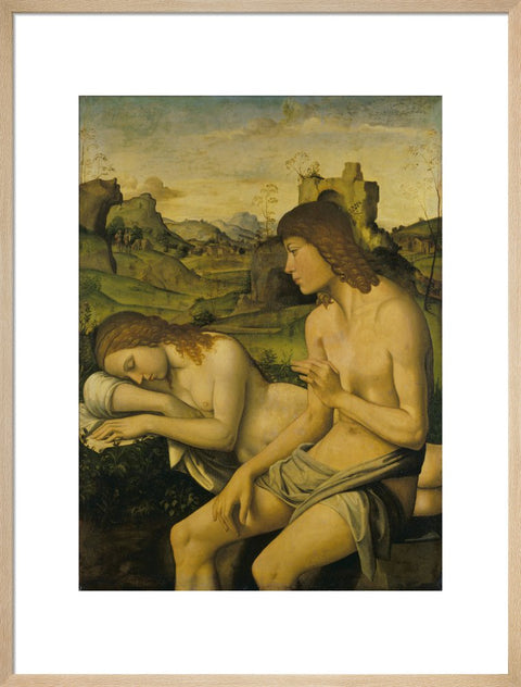 An Idyll: Daphnis and Chloe print