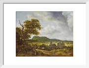 Landscape with a Village print