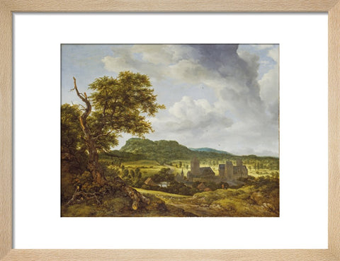 Landscape with a Village print