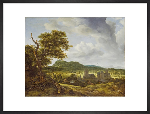 Landscape with a Village print
