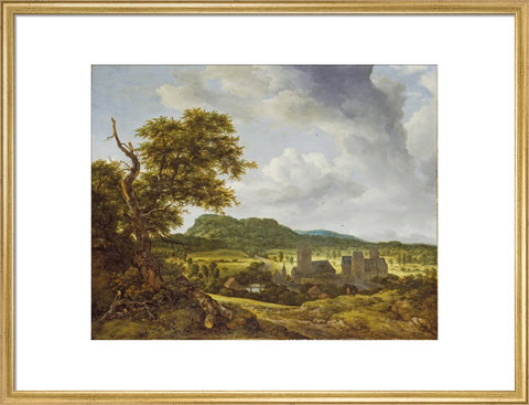 Landscape with a Village print