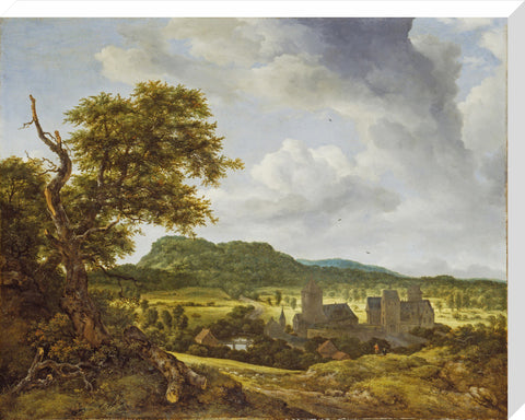 Landscape with a Village print