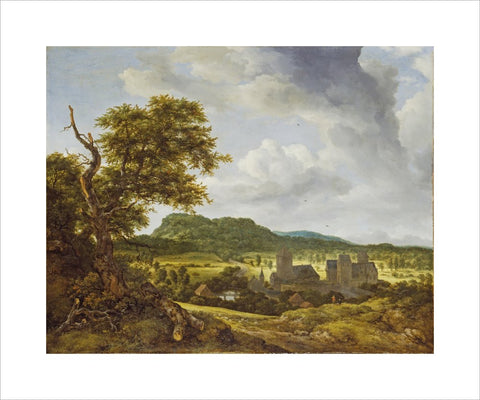 Landscape with a Village print