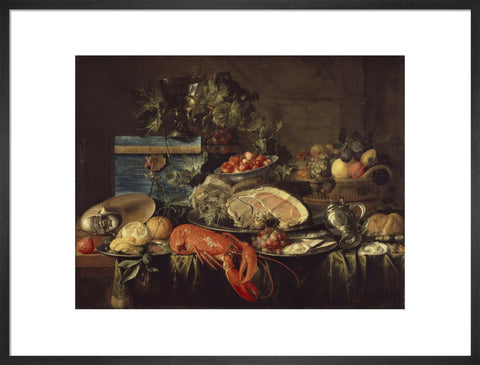 Still life with Lobster print