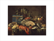 Still life with Lobster print
