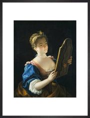A Lady at her Mirror print