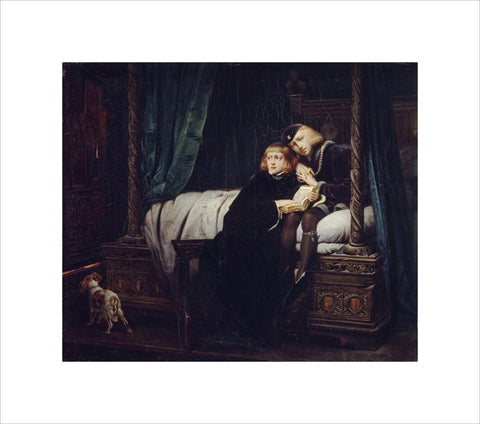 Edward V and the Duke of York in the Tower print