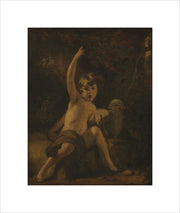 Saint John the Baptist in the Wilderness print