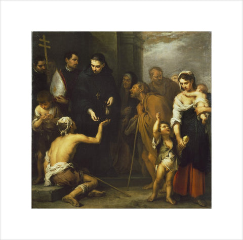 The Charity of Saint Thomas of Villanueva print