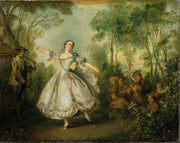 Mademoiselle de Camargo Dancing print