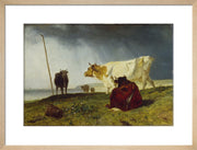 Cattle in Stormy Weather print