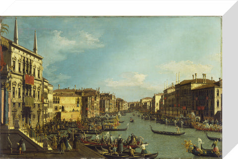 Venice: a Regatta on the Grand Canal print