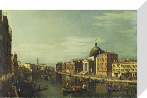 Venice: the Grand Canal with San Simeone Piccolo print