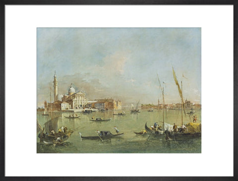 Venice: San Giorgio Maggiore with the Giudecca and the Zitelle print