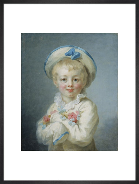 A Boy as Pierrot print