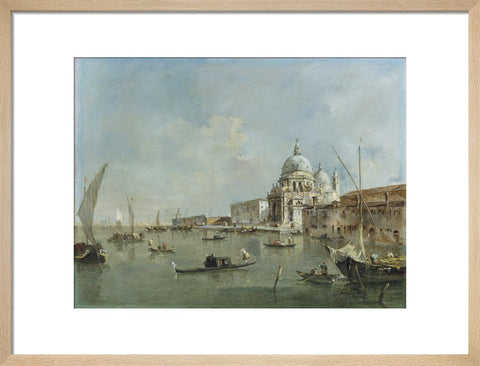 Venice: Santa Maria della Salute and the Dogana print