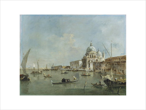 Venice: Santa Maria della Salute and the Dogana print