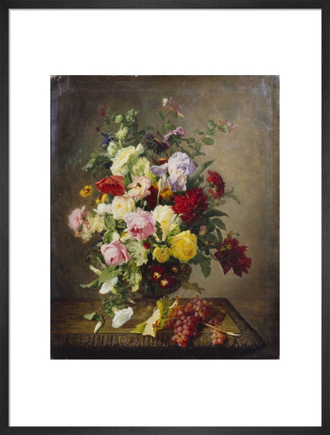 Flowers and Fruit print