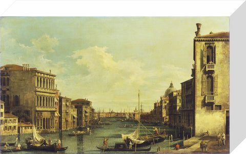 Venice: The Grand Canal from Campo San Vio towards the Bacino print