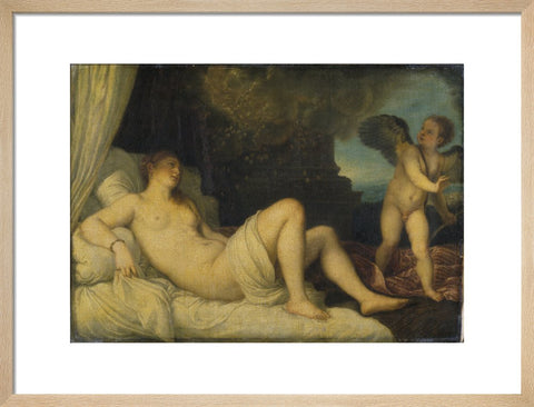 Danaë with Cupid print