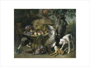 Dogs, Dead Game and Fruit print