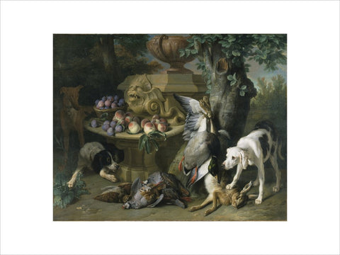 Dogs, Dead Game and Fruit print