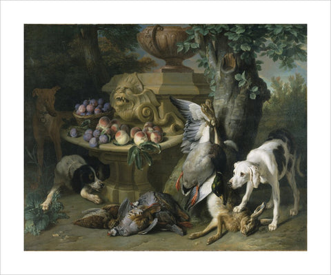 Dogs, Dead Game and Fruit print