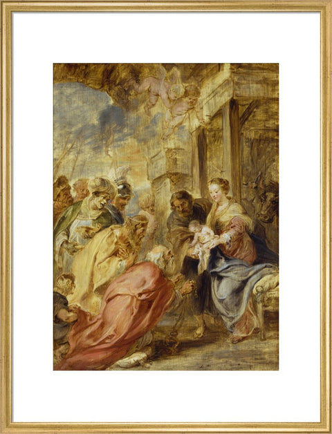 The Adoration of the Magi print