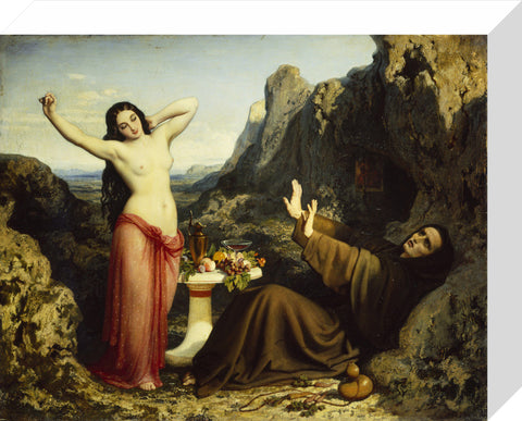 The Temptation of Saint Hilarion print