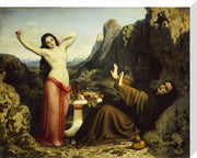 The Temptation of Saint Hilarion print